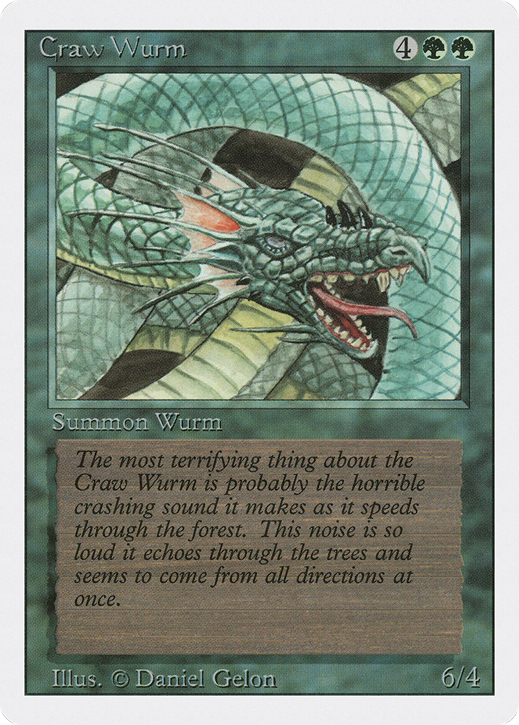 Craw Wurm (3ED-190) - Revised Edition