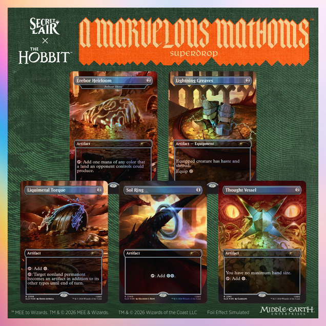 Magic the Gathering - Secret Lair x The Hobbit - Smaug's Spoils - Traditional Foil