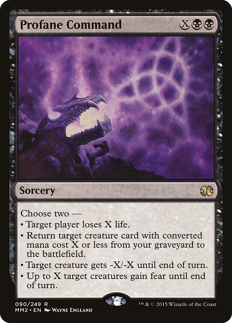 Profane Command (MM2-090) - Modern Masters 2015