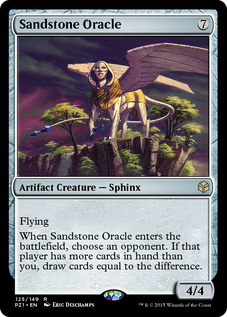 Sandstone Oracle (PZ1-125) - Legendary Cube Prize Pack Foil