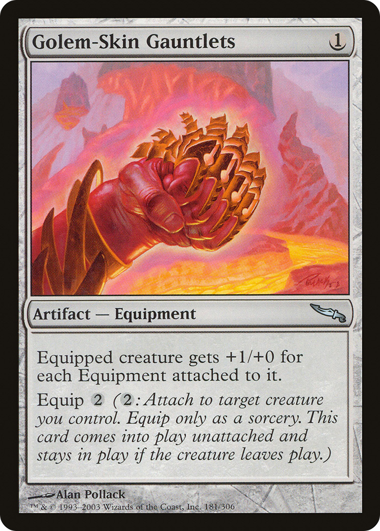 Golem-Skin Gauntlets (MRD-181) - Mirrodin