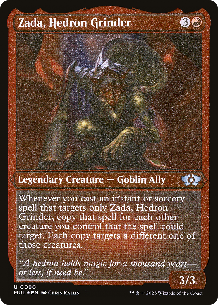 Zada, Hedron Grinder (Foil Etched) (MUL-090) - Multiverse Legends Etched Foil