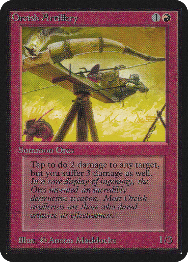 Orcish Artillery (LEA-165) - Limited Edition Alpha