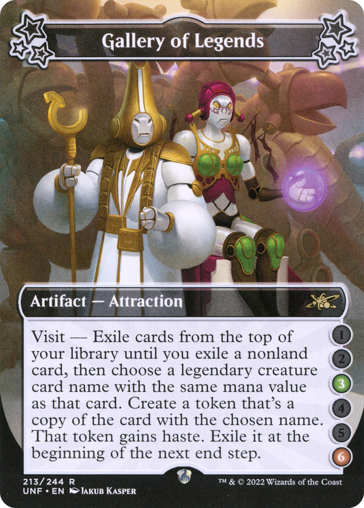 Gallery of Legends (3-6) (UNF-213A) - Unfinity Foil