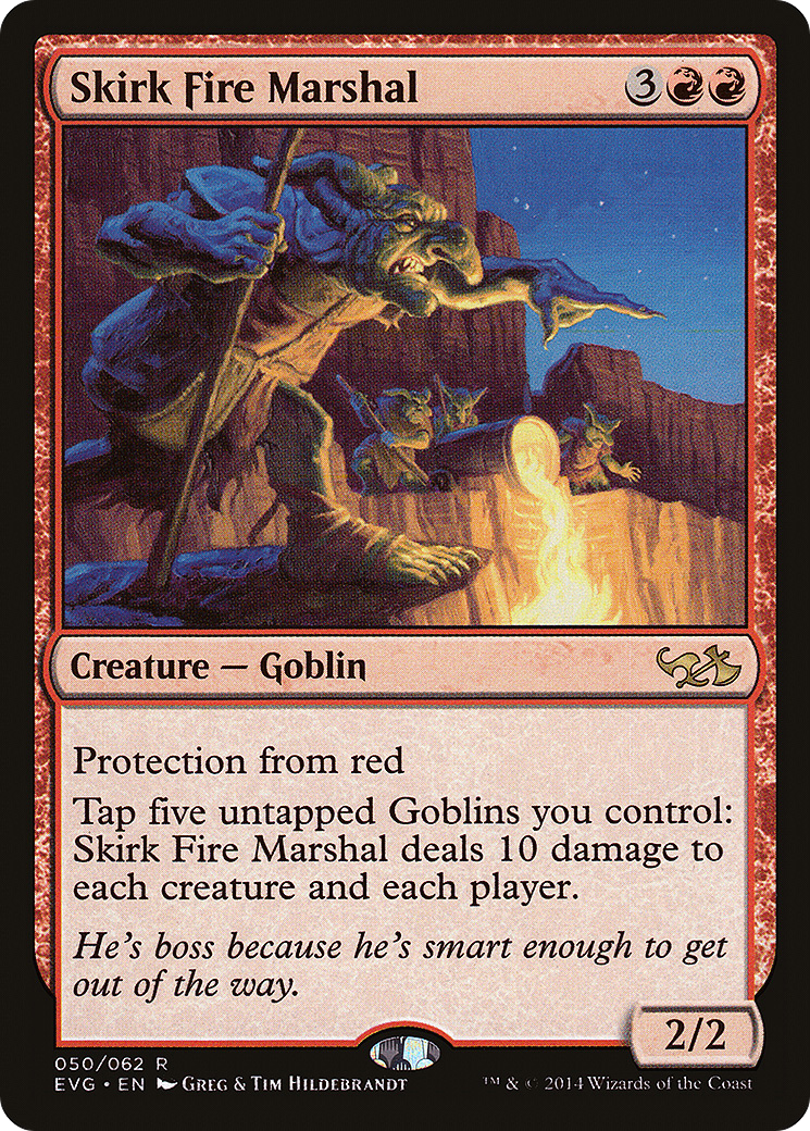 Skirk Fire Marshal (EVG-50) - Duel Decks Anthology: Elves vs. Goblins