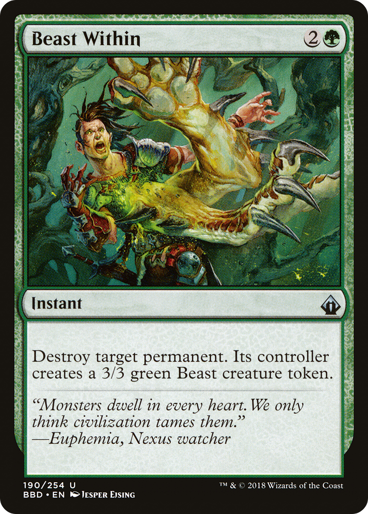 Beast Within (BBD-190) - Battlebond Foil