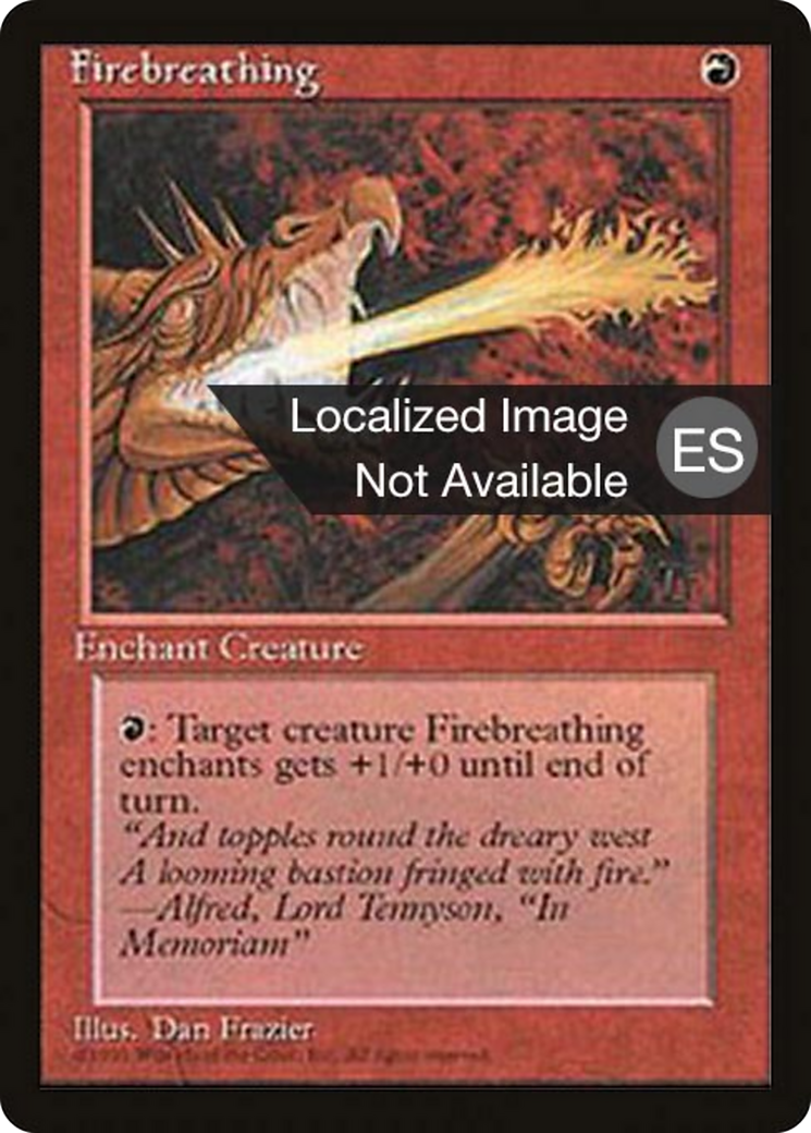 Firebreathing (4BB-193) - Fourth Edition Foreign Black Border