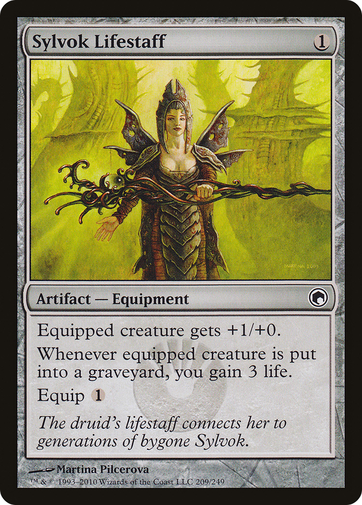 Sylvok Lifestaff (SOM-209) - Scars of Mirrodin Foil