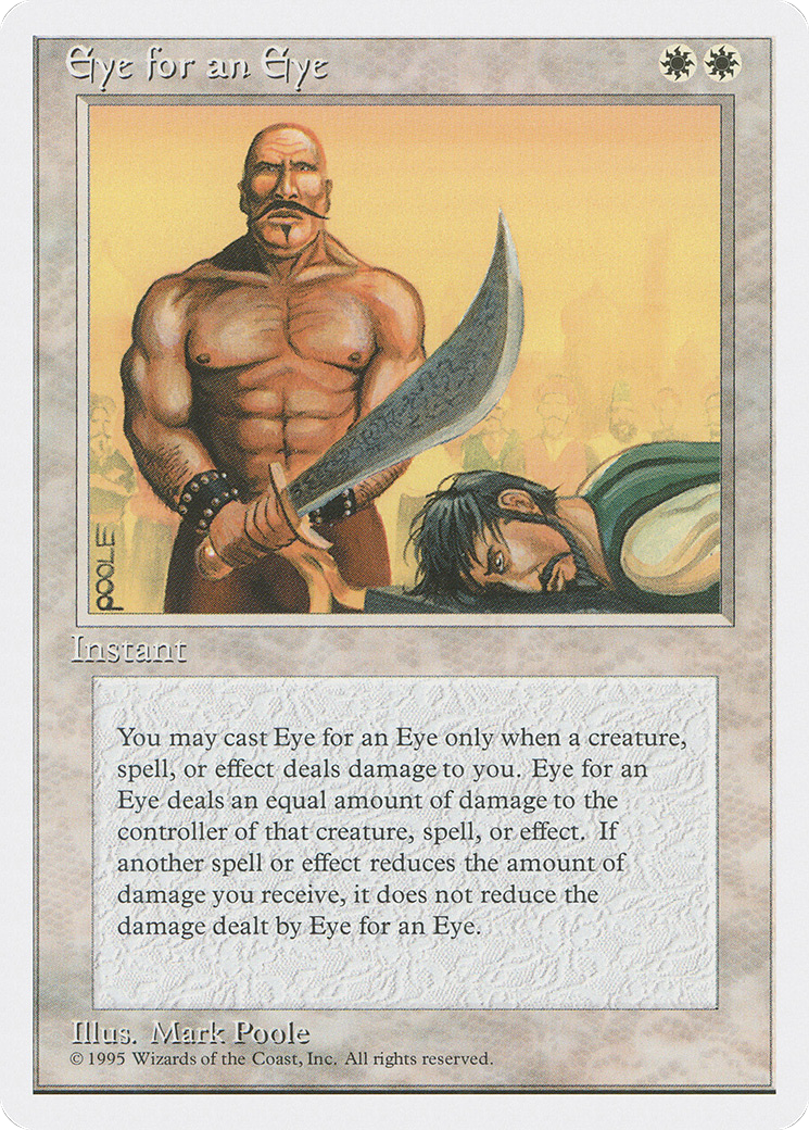 Eye for an Eye (4ED-25) - Fourth Edition