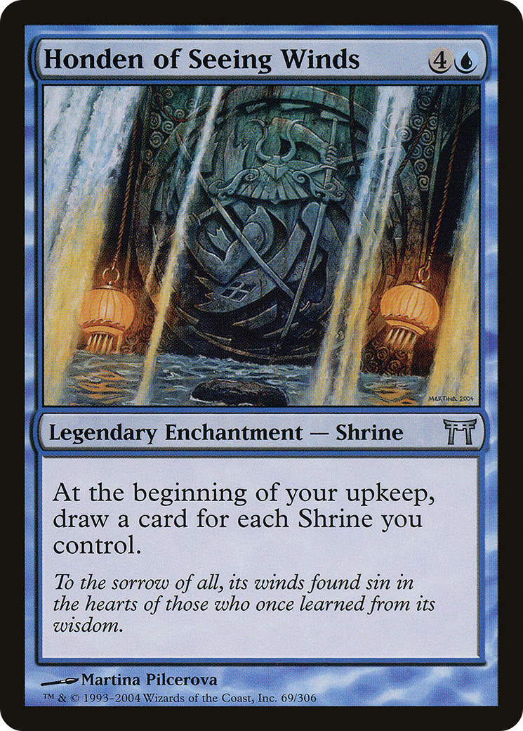 Honden of Seeing Winds (CHK-069) - Champions of Kamigawa