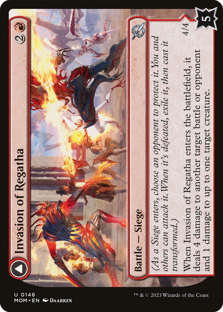 Invasion of Regatha (MOM-148) - March of the Machine