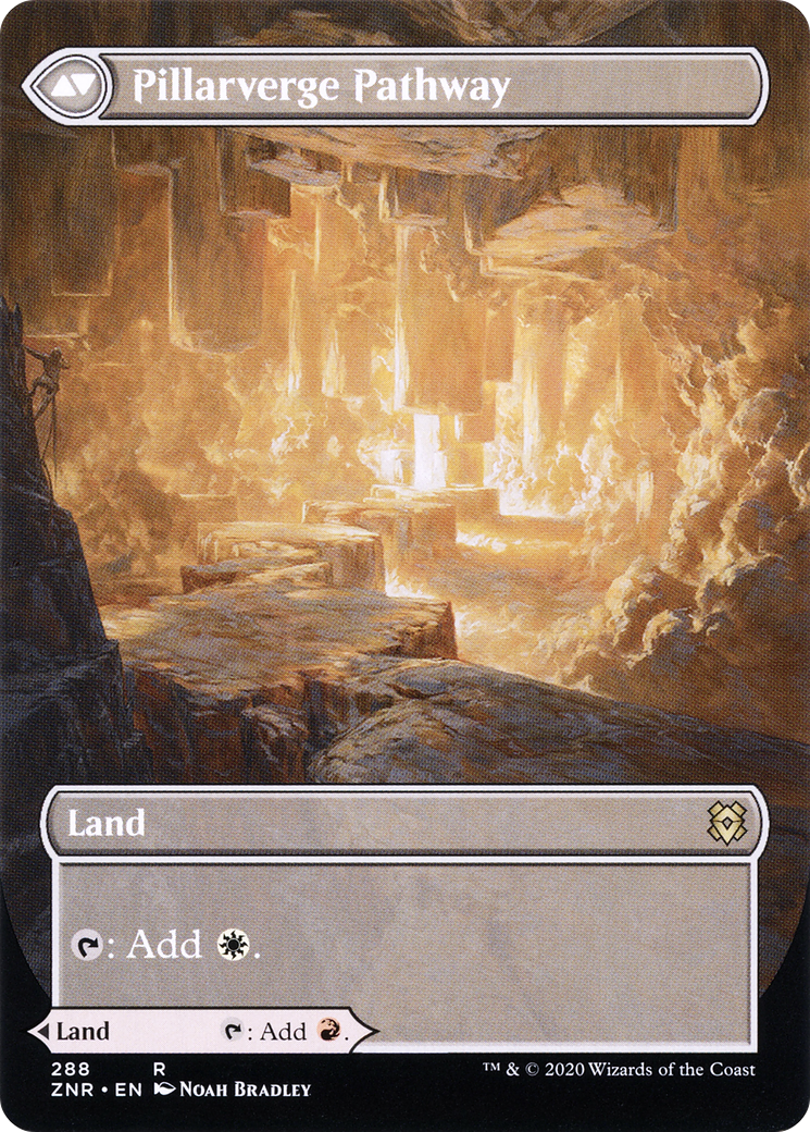 Needleverge Pathway (Borderless) (ZNR-288) - Zendikar Rising: (Showcase) (Borderless)