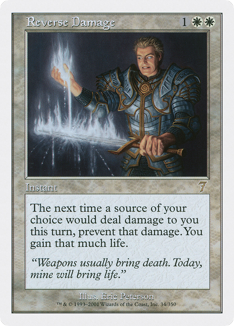 Reverse Damage (7ED-034) - 7th Edition