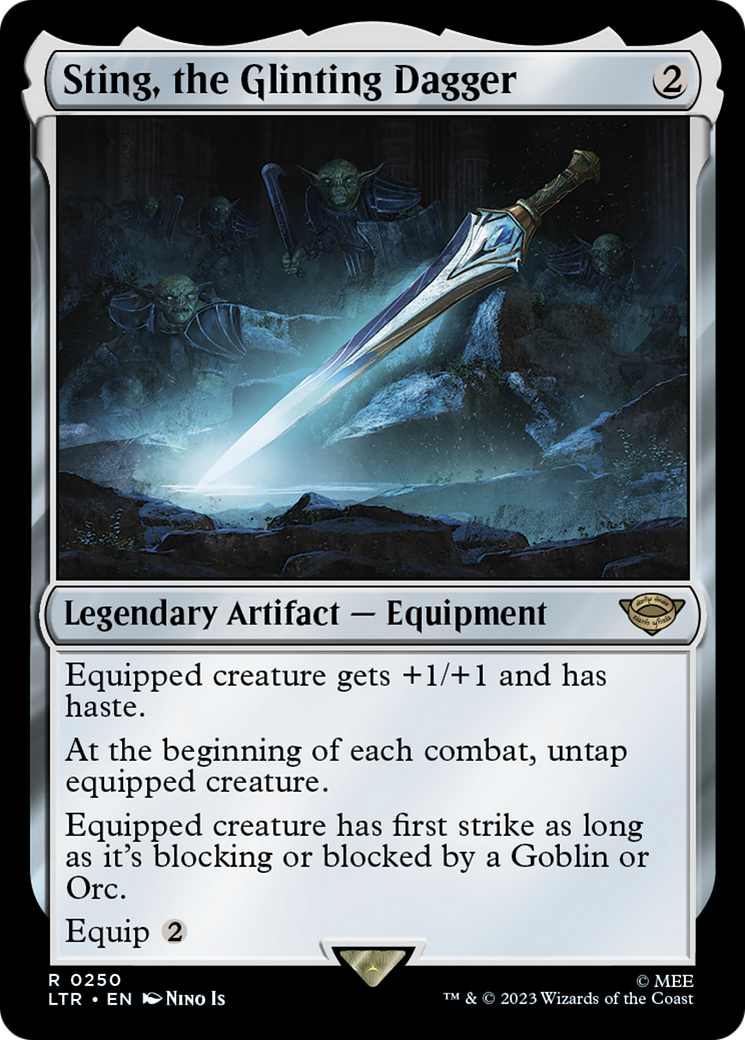 Sting, the Glinting Dagger (LTR-250) - The Lord of the Rings: Tales of Middle-earth