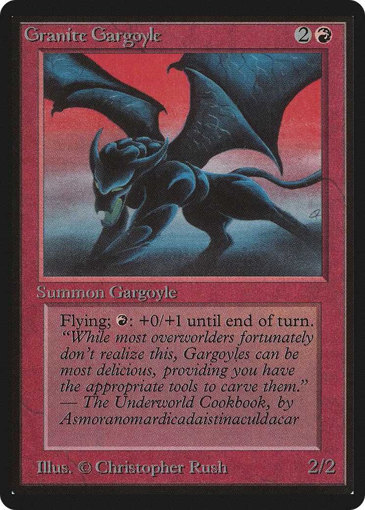 Granite Gargoyle (LEB-156) - Limited Edition Beta