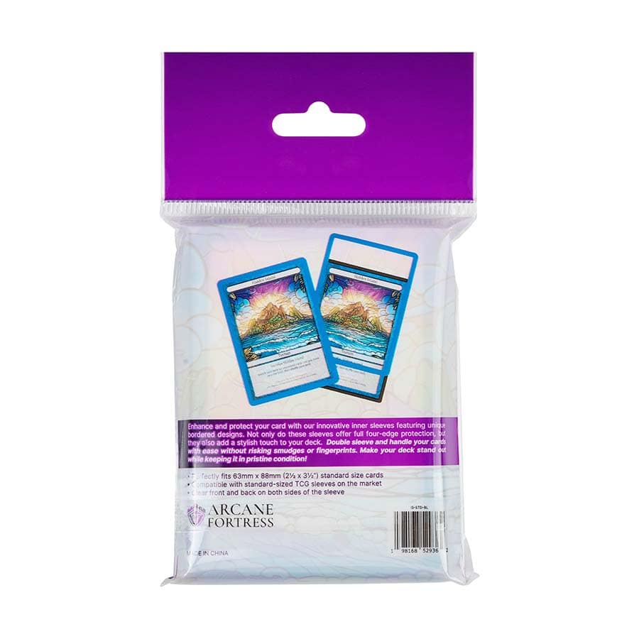 Standard -  Ocean Blue - Synergy Bordered Inner Sleeves (105ct)