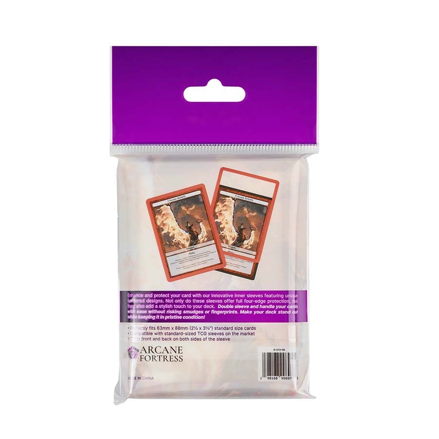 Standard -  Red Ember - Synergy Bordered Inner Sleeves (105ct)