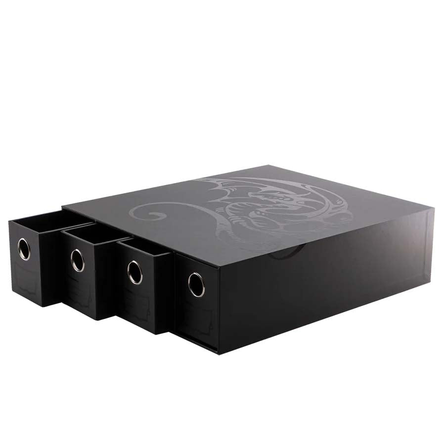Dragon Shield Card Storage: Fortress - Horizontal - 4-Card Drawers - Black (620+ per drawer)
