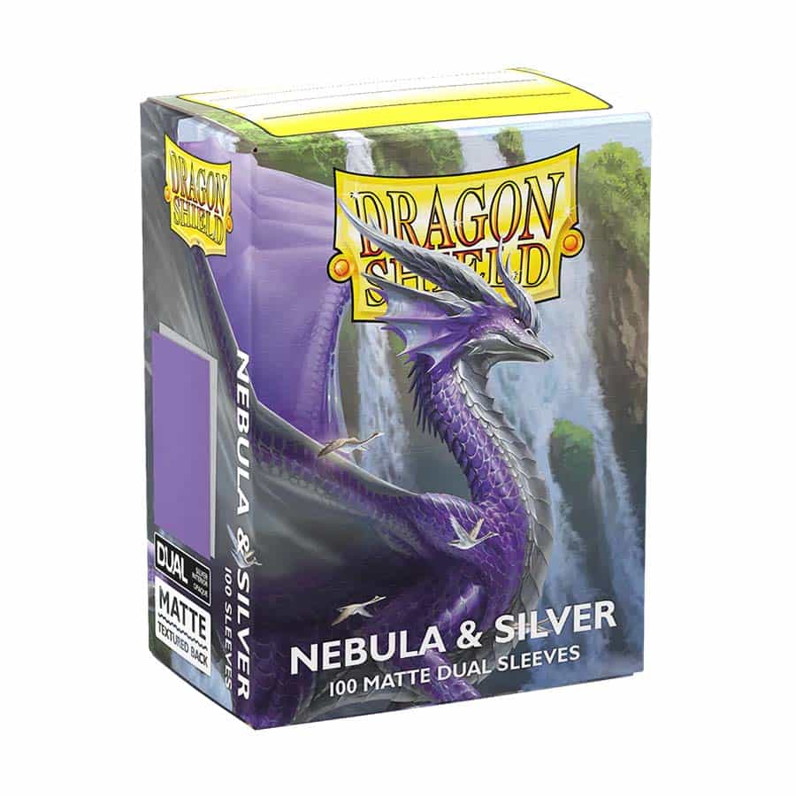 Standard - Nebula and Silver - Dual Matte Sleeves (100ct)