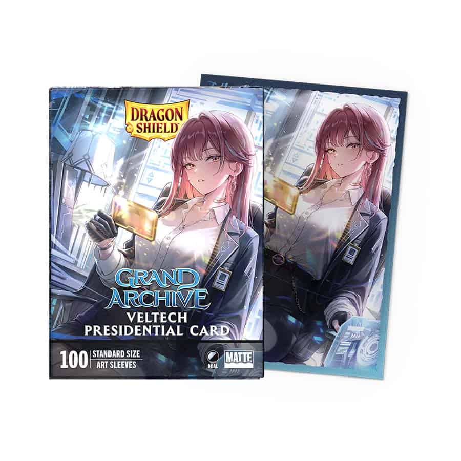 Standard - Grand Archive Asphodel Paradise - Veltech Presidential Card - Matte Dual Art Sleeves (100ct)