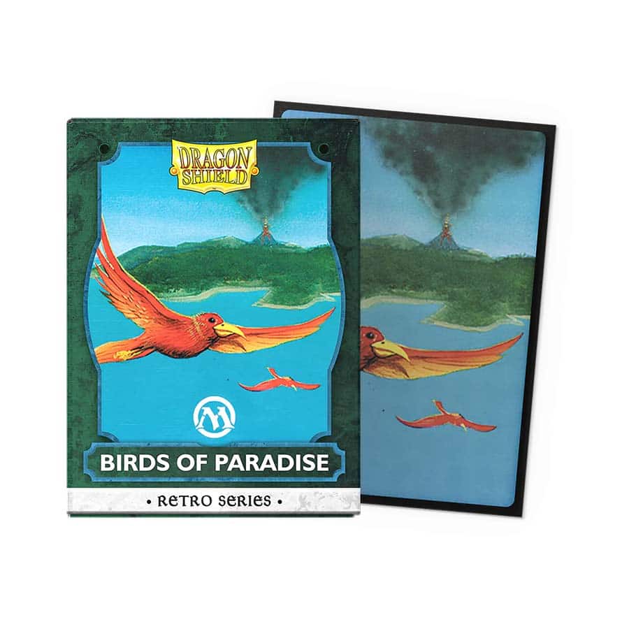 Standard - Retro Series - Birds Of Paradise - Brushed Art Sleeves (100ct)