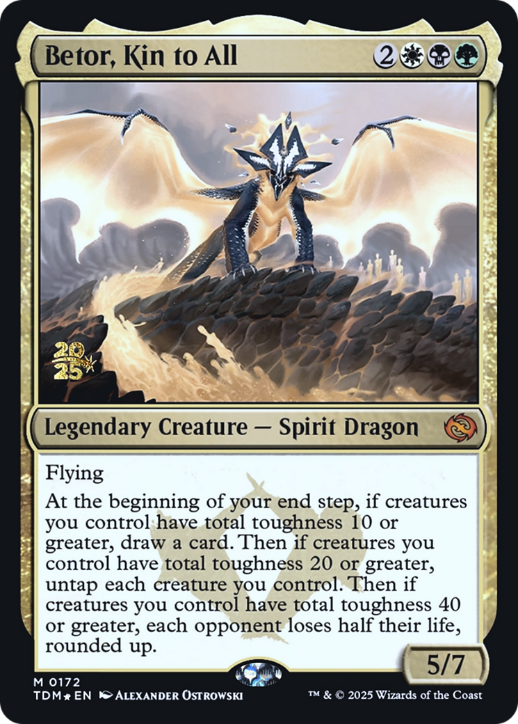 Betor, Kin to All (PRE-172) - Prerelease Cards Foil