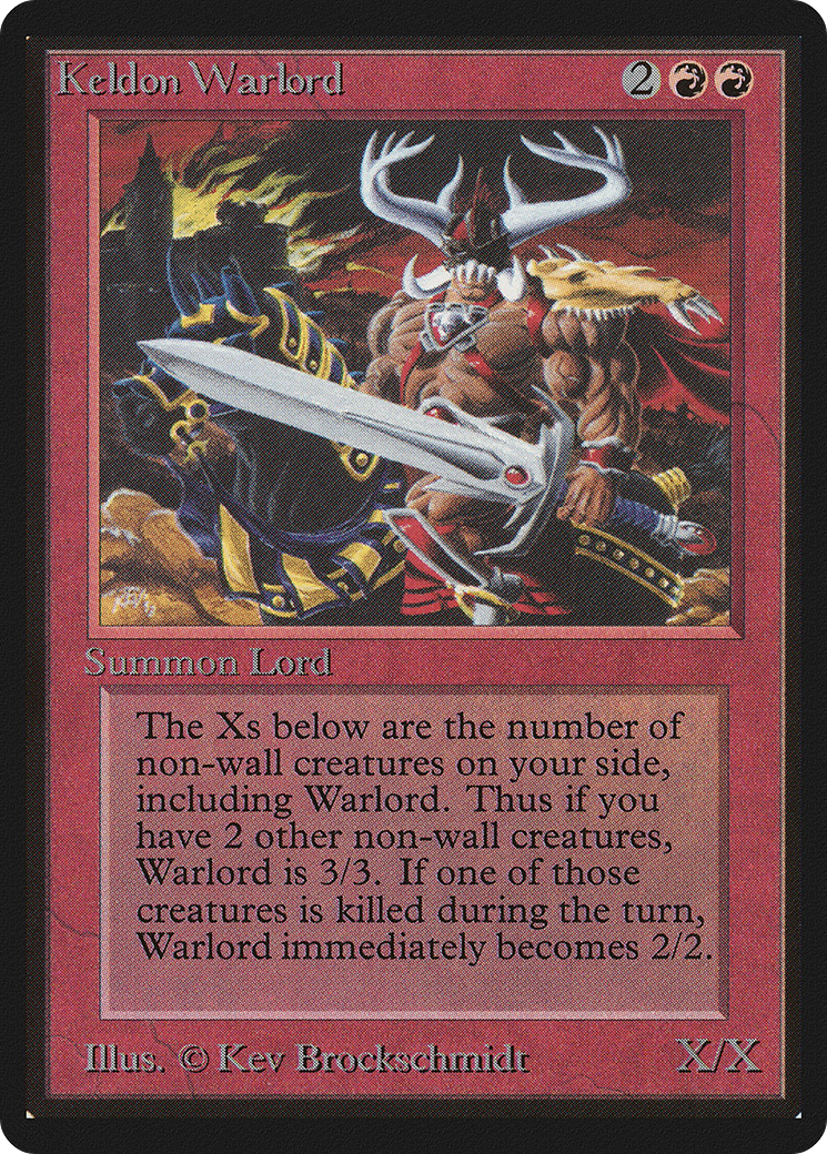 Keldon Warlord (LEB-161) - Limited Edition Beta