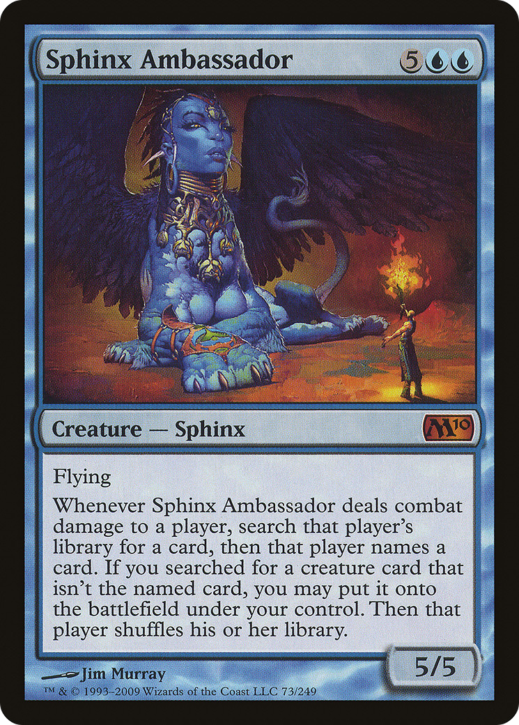 Sphinx Ambassador (M10-073) - Magic 2010 Foil