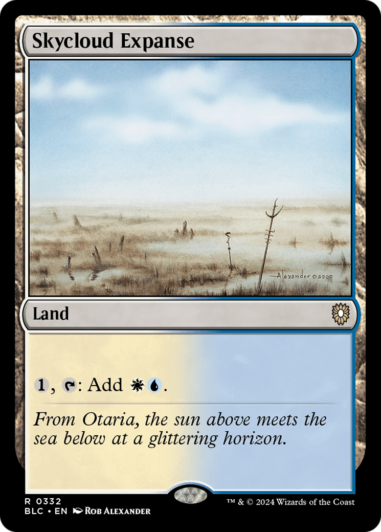 Skycloud Expanse (BLC-332) - Bloomburrow Commander