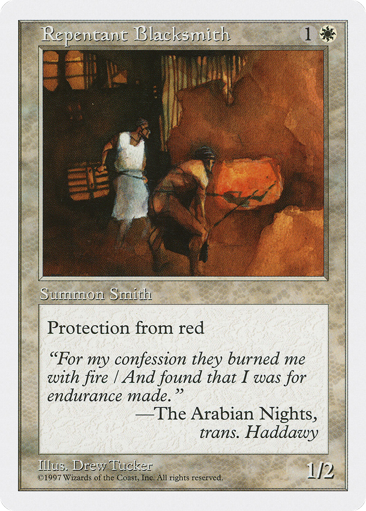 Repentant Blacksmith (5ED-54) - Fifth Edition