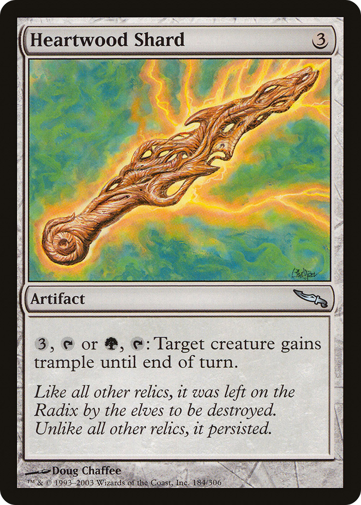 Heartwood Shard (MRD-184) - Mirrodin Foil