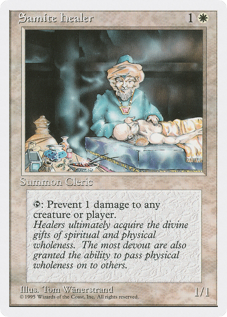 Samite Healer (4ED-47) - Fourth Edition