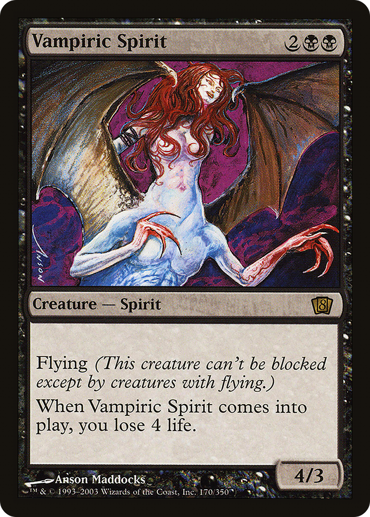 Vampiric Spirit (8ED-170) - 8th Edition