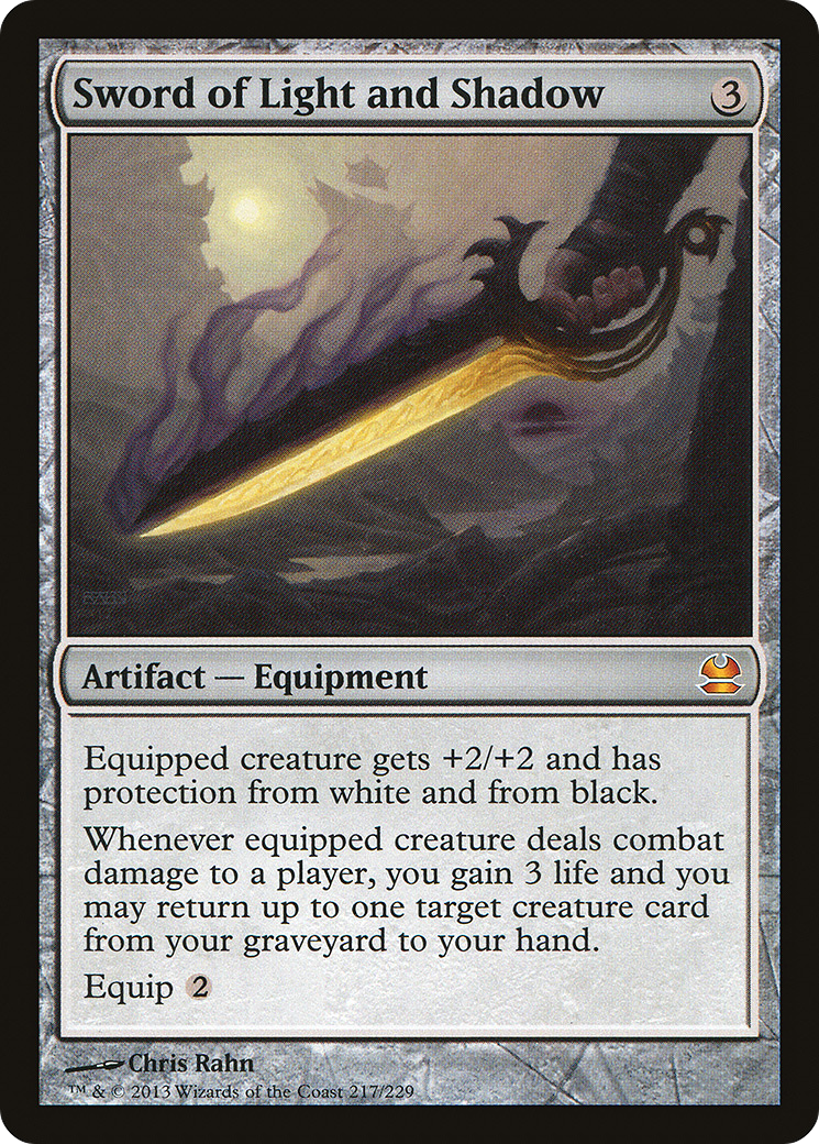 Sword of Light and Shadow (MMA-217) - Modern Masters Foil