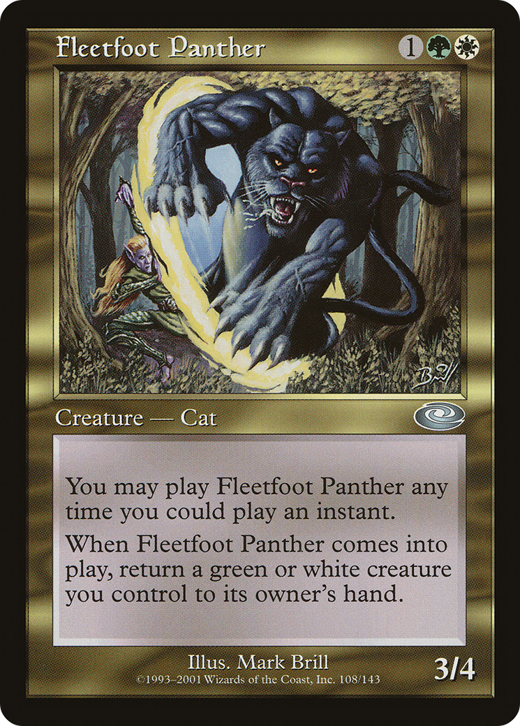 Fleetfoot Panther (PLS-108) - Planeshift Foil