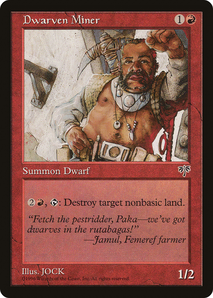 Dwarven Miner (MIR-169) - Mirage