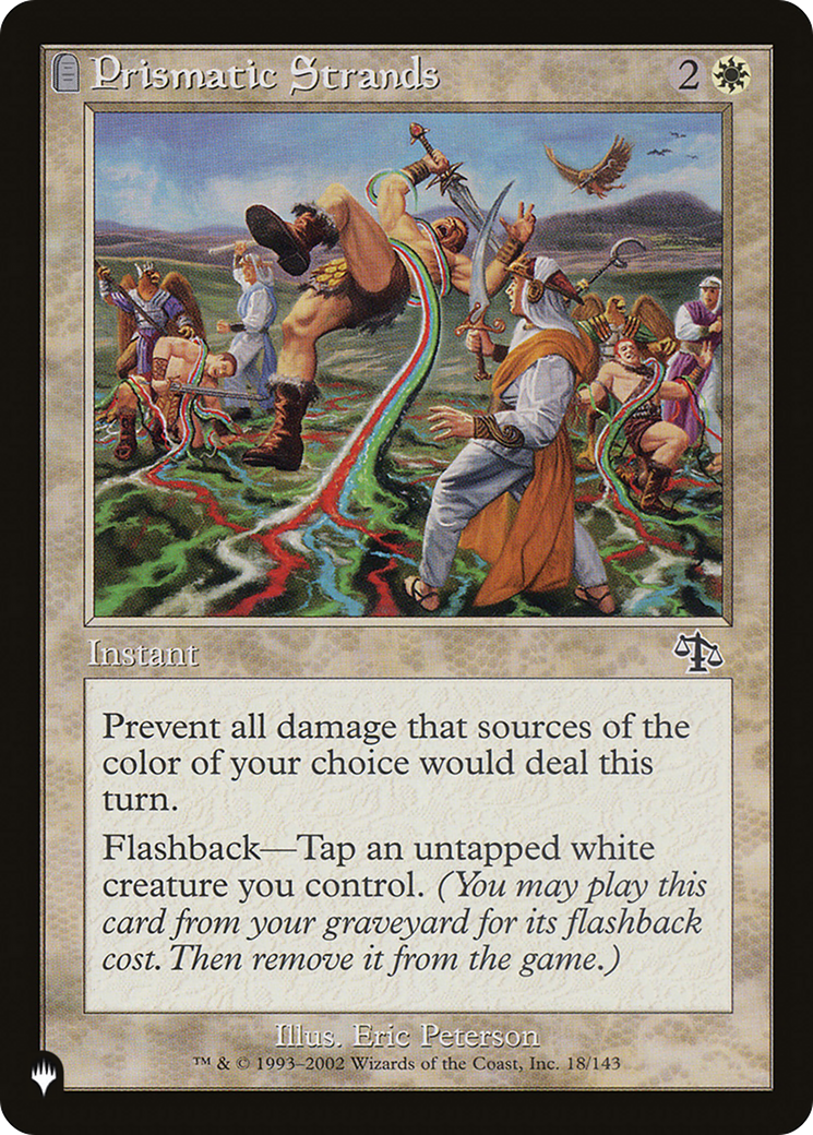 Prismatic Strands (LIST-018/143) - The List: (tombstone)