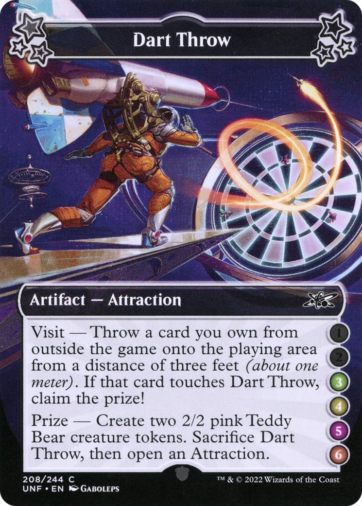 Dart Throw (3-4-5-6) (UNF-208D) - Unfinity Foil