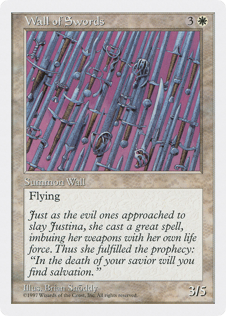 Wall of Swords (5ED-67) - Fifth Edition