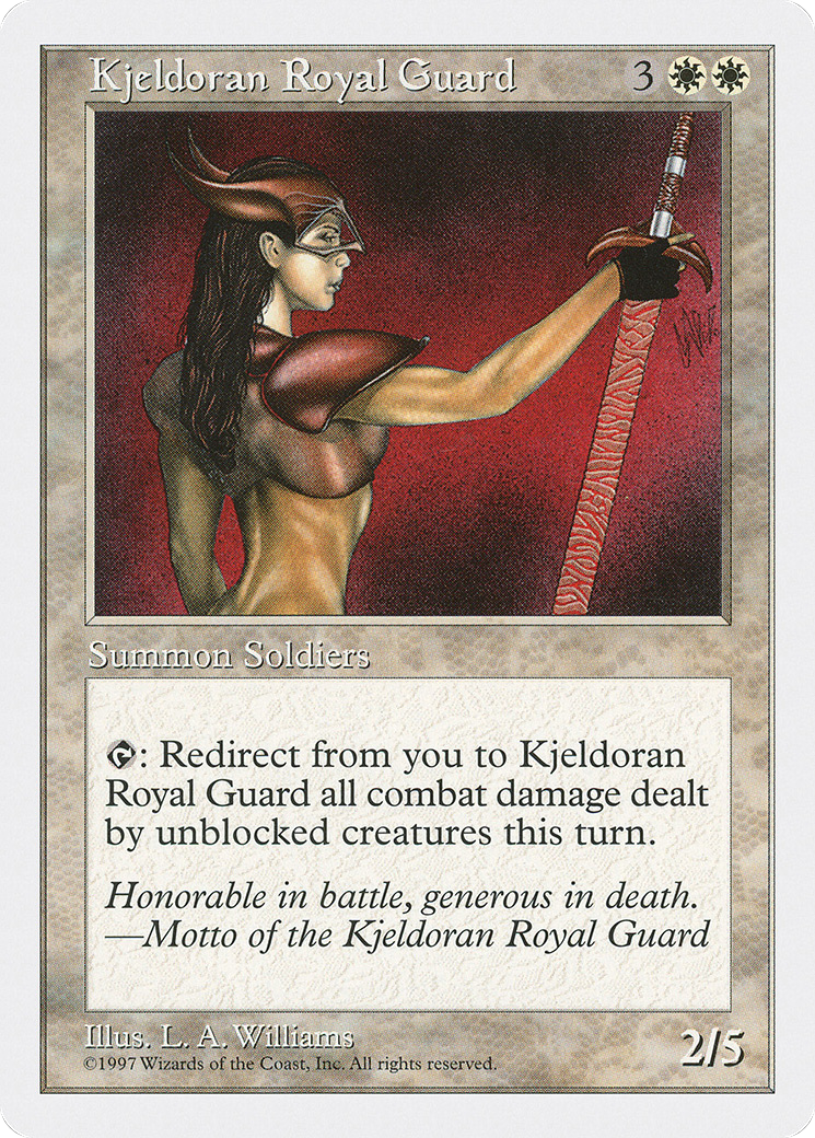 Kjeldoran Royal Guard (5ED-44) - Fifth Edition