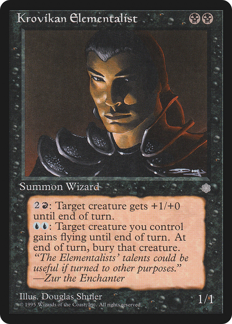 Krovikan Elementalist (ICE-139) - Ice Age