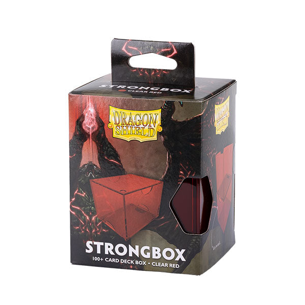 Dragon Shield Deckbox - 100+ Strongbox - Clear Red