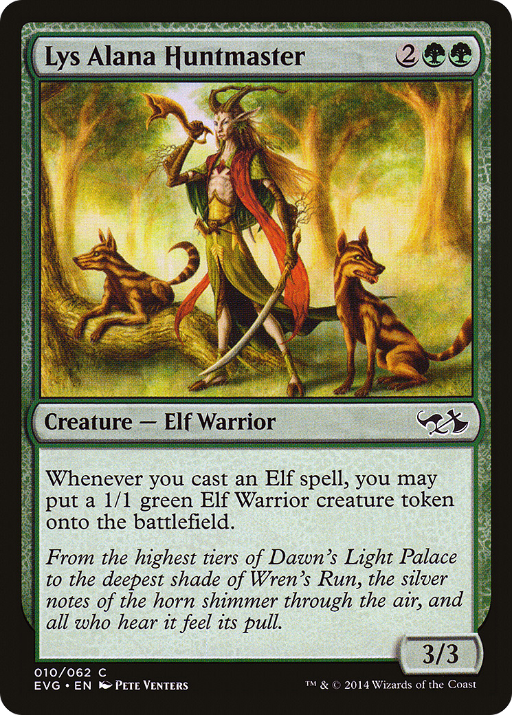 Lys Alana Huntmaster (EVG-10) - Duel Decks Anthology: Elves vs. Goblins