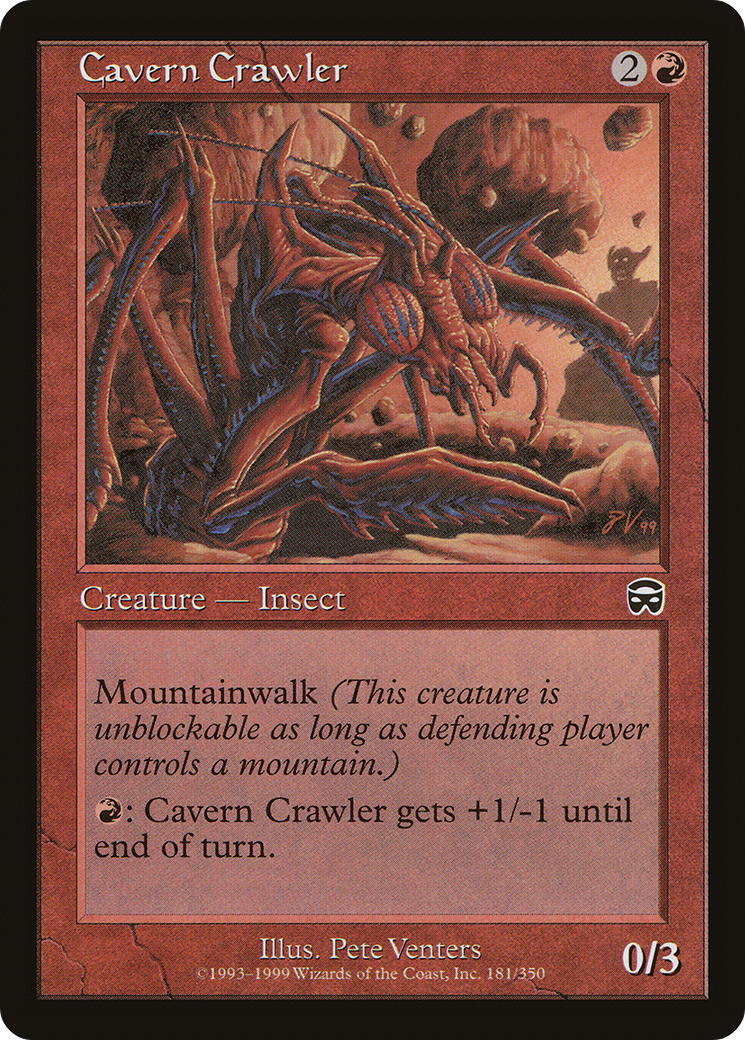 Cavern Crawler (MMQ-181) - Mercadian Masques