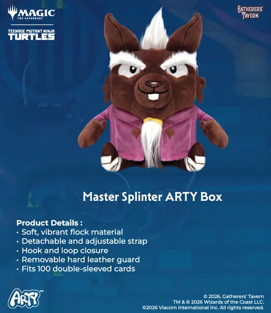 Splinter ARTY Deck Box - Magic: The Gathering - Teenage Mutant Ninja Turtles