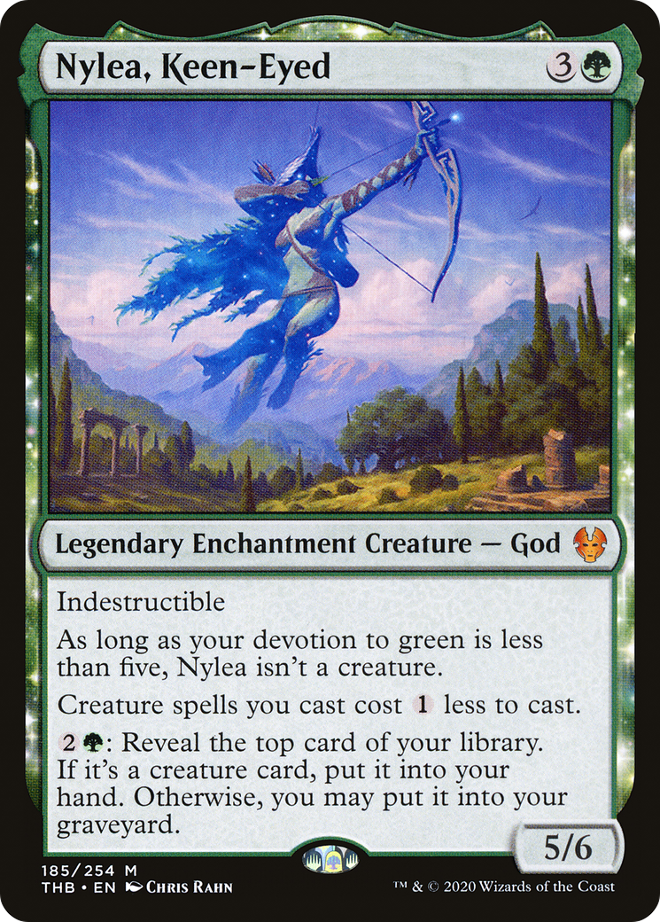Nylea, Keen-Eyed (THB-185) - Theros Beyond Death: (enchantment)