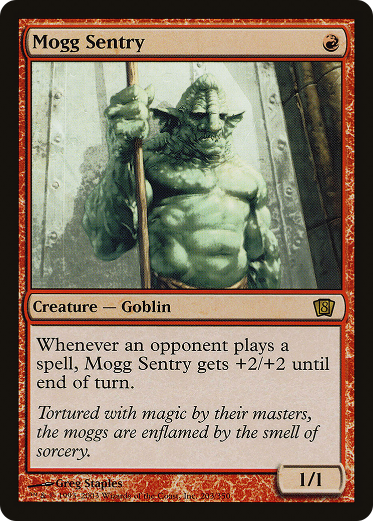 Mogg Sentry (8ED-203) - 8th Edition