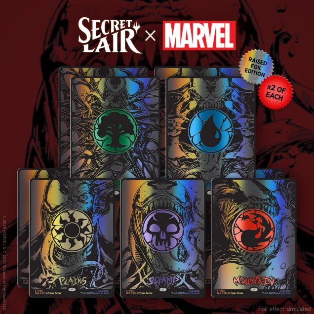 Magic the Gathering - Secret Lair x Marvel - Spider-Man: Mana Symbiote - Raised Foil
