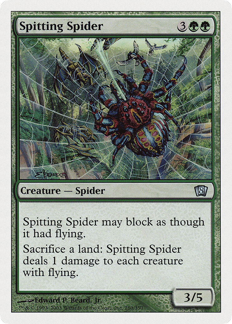 Spitting Spider (8ED-280) - 8th Edition Foil