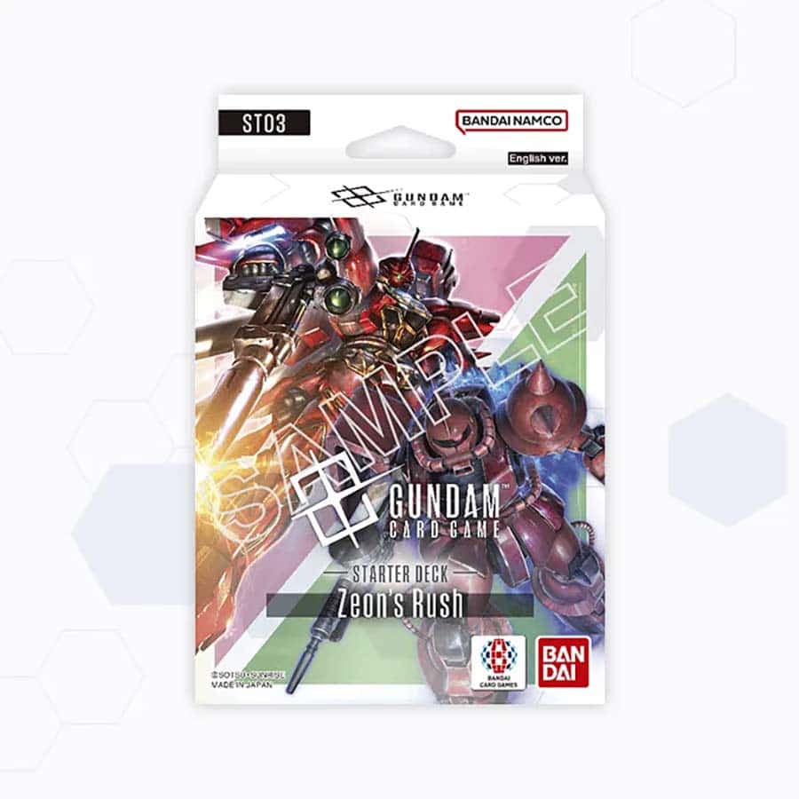 Gundam Card Game - Zeon's Rush Starter Deck (ST03)